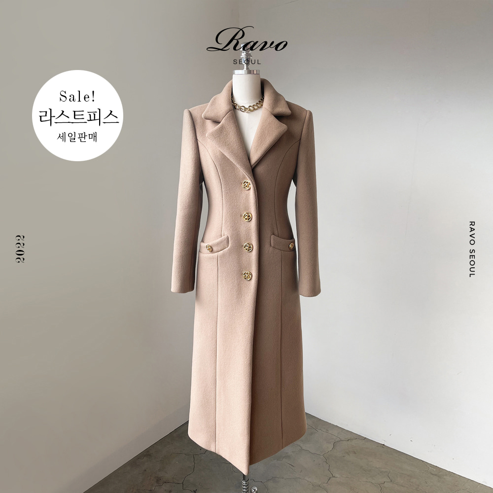 [라스트피스 할인] Ra Coat NO.02 - Grgeous Coat 고져스 코트 - 베이지