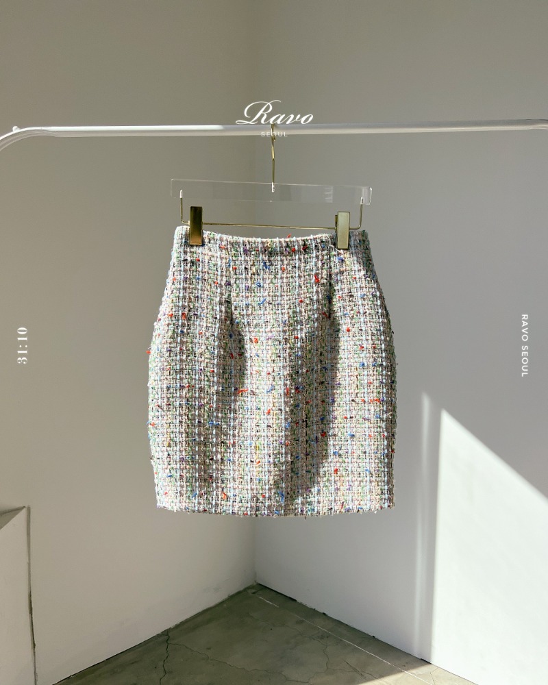 Luga &amp; Alua 루가 &amp; 알루아 47cm mini Skirt 미니 스커트 - 피치