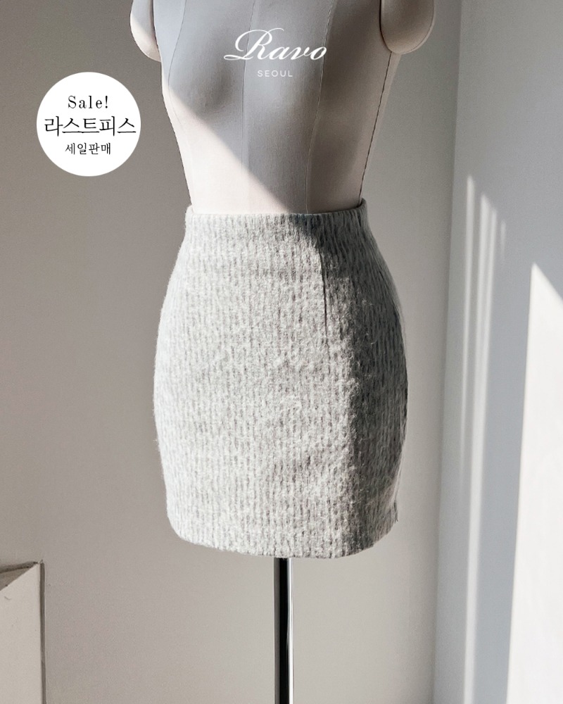 [라스트피스 할인] bezal 브살 mini skirt 미니 스커트 43cm - 스카이 블루